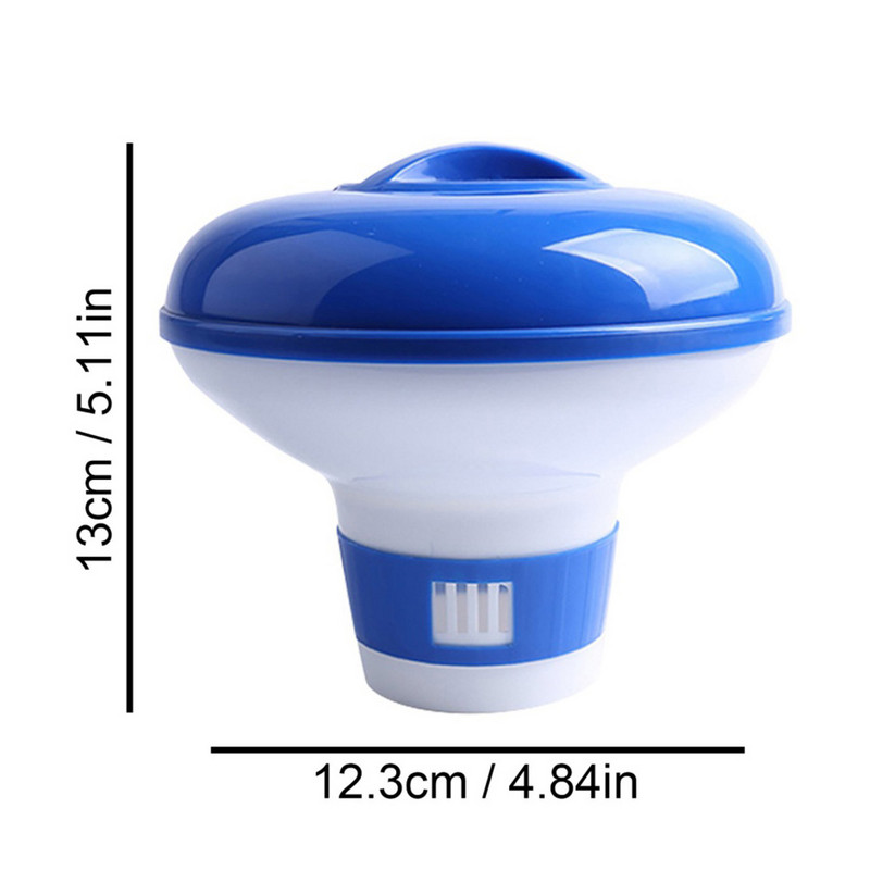Plaukiojantis baseinas Cheminis plūduriuojantis chloro bromo tabletės Plaukiojantis dozatorius Aplikatorius plaukimo SPA kubilo reikmenys