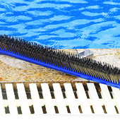 Peldbaseina birste Mājsaimniecības flīžu tīrītāja piederumi Dīķu apkopes piederumi Elastīgs tīrīšanas instruments