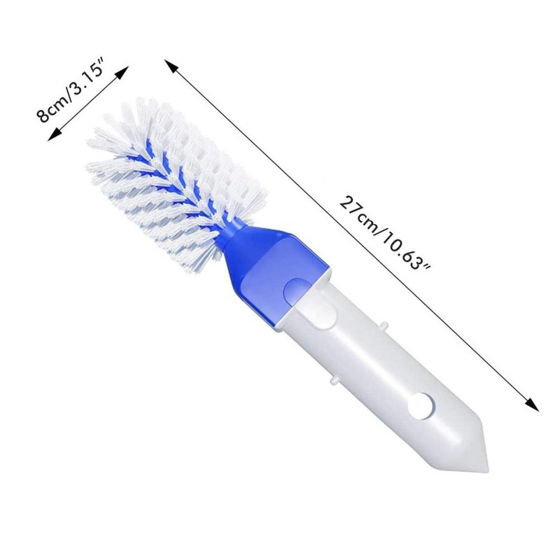 Plaukimo baseino kampinis šepetys Baseino žingsnio valymo apvalūs šepečiai, skirti antžeminiam ir požeminiam baseino sūkurinei voniai SPA