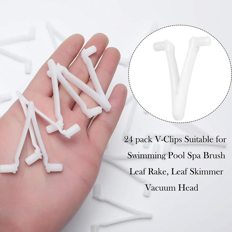 Basseinivarustuse V klamber basseini spaa jaoks harja leht reha leht skimmer vaakumpea basseini puhastusvarustus basseini liblika klamber