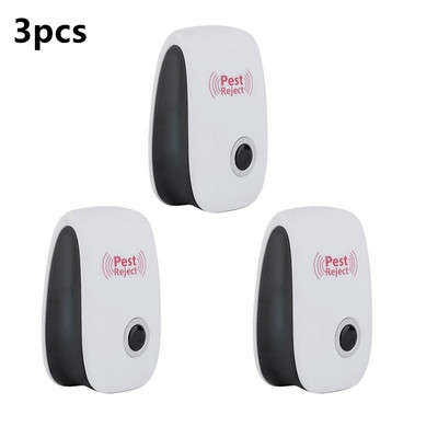 1/3/5 τεμ. Pest Reject Υπερηχογράφημα ποντίκι απωθητής κατσαρίδων Συσκευή εντόμων αρουραίοι Αράχνες Κουνουπιοκτονία Έλεγχος παρασίτων Οικιακό Παράσιτο