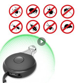 Pārnēsājams USB moskītu atbaidītājs Ultraskaņas pret blusu ērču kaitēkļiem pret odiem ar āķi vasaras kukaiņu kaitēkļu atbaidītājs mājdzīvnieku kaķu piederumi