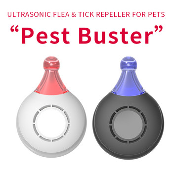 Φορητό USB απωθητικό κουνουπιών Υπερήχων ψύλλων τσιμπούρι κατά των παρασίτων κατά των κουνουπιών με γάντζο Καλοκαιρινό εντομοαπωθητικό αξεσουάρ Pet Cat