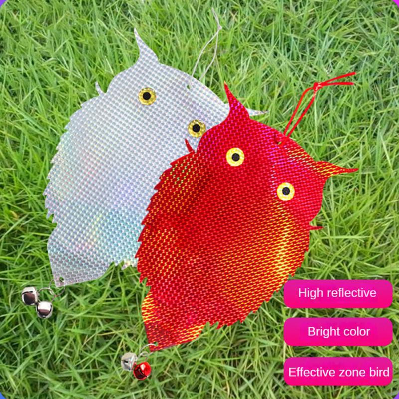 Διπλής όψης Laser Reflective Bird Repellent New Owl Shape Agricultural Orchard Garden Bird Repellent Scare Bird Μπαλκόνι