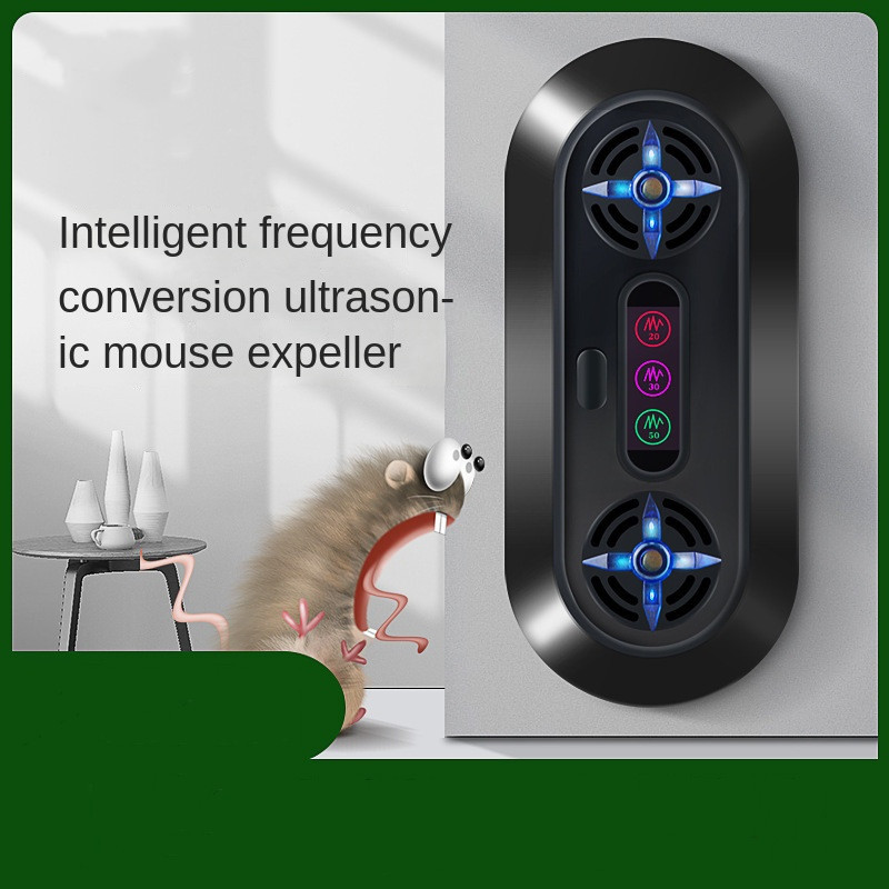 Išmanioji ultragarsinė pelėms atbaidymo priemonė, skirta kovoti su graužikais uodai Tarakonai vorai Blusos Musės Žiurkės Žudikai Graužikų Atbaidymo Šikšnosparniai