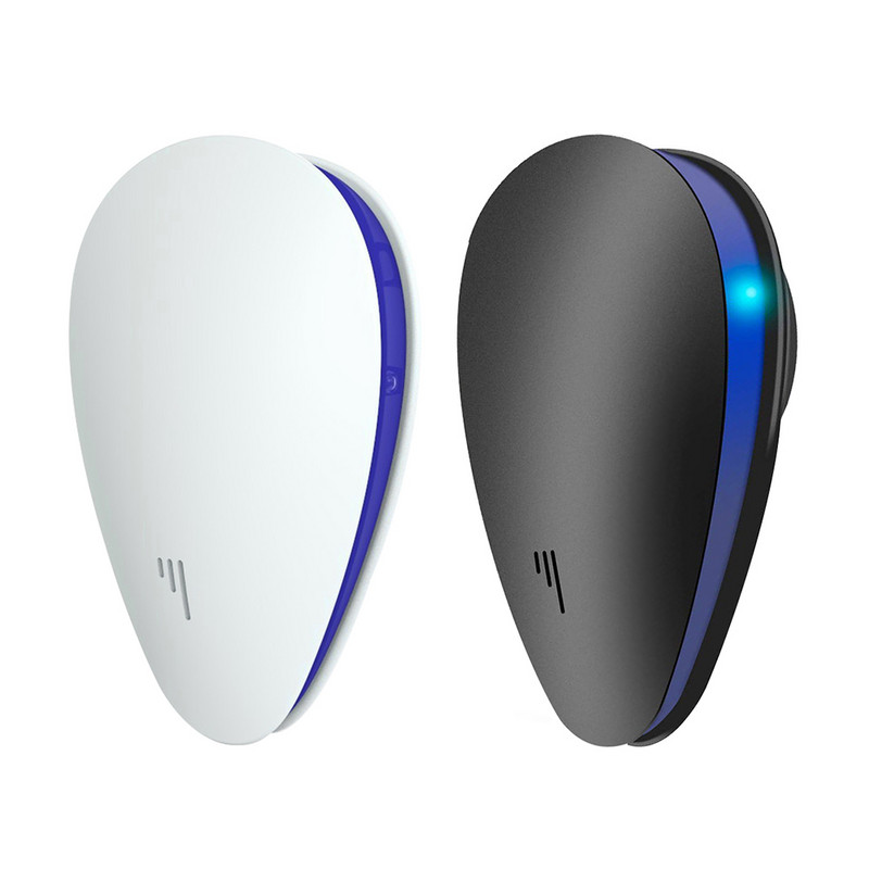 Kaasaskantav ultrahelitõrjevahend hiirte, prussakate, sipelgate, kärbeste, sääskede, näriliste jaoks, kahjutu USA/UK/EL pistikupesaga elektrooniline tõrjevahend