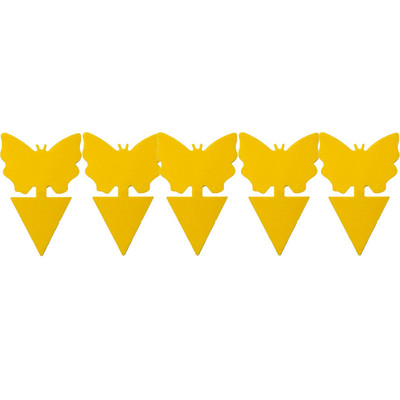 2-10 vnt lipni vabzdžių gaudyklė dvipusė geltona plastikinė vabzdžių lipni lenta augalų kenkėjų kontrolės gaudyklė sodo reikmenys