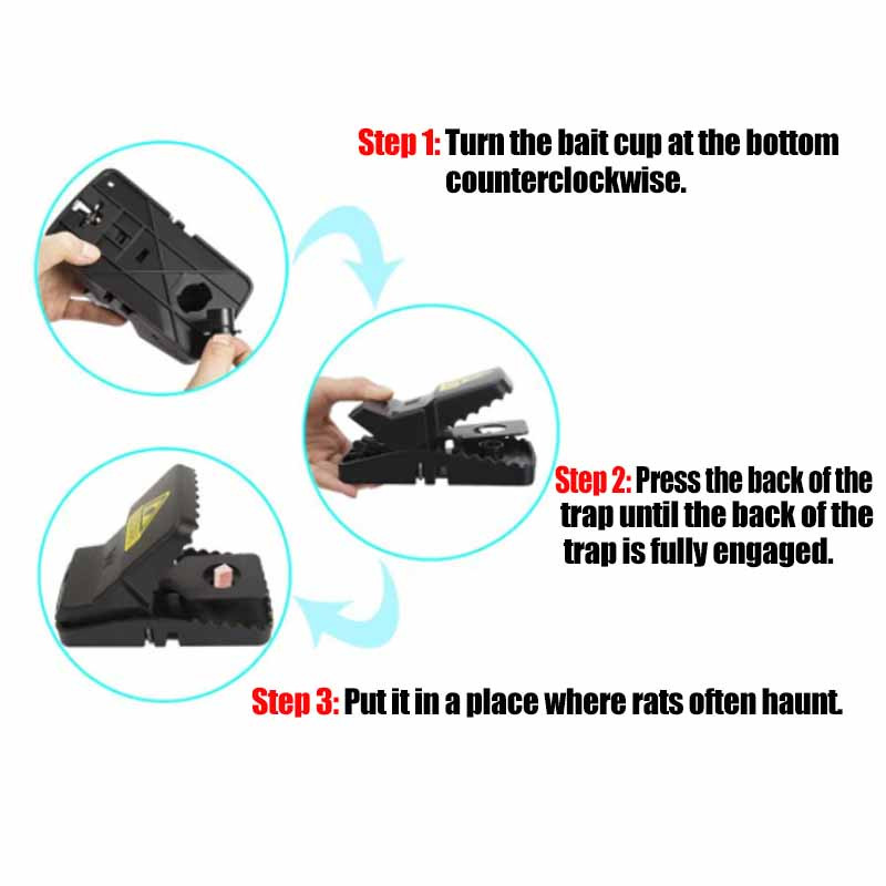 Mousetrap mousetrap plastikinis buitinis pelėkautas jautrus graužikų kontrolės įrankis pelėkautų lipni lenta