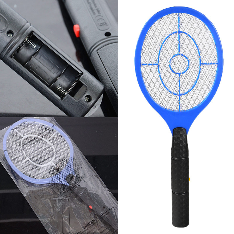 Elektriskais moskītu rakešu iznīcinātājs — ar baterijām darbināms rokas slazds, lai apceptu mušas un kukaiņus, kaitēkļu apkarošanas līdzekļi