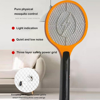 Електрически Fly Insect Bug Zapper Bat Handheld Insect Fly Swatter Racket Преносим Mosquitos Killer Pest Control за спалня в Z3C8