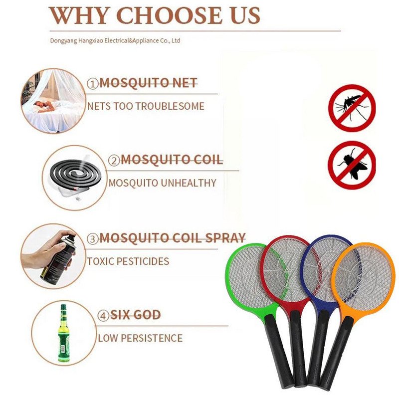Електрически Fly Insect Bug Zapper Bat Handheld Insect Fly Swatter Racket Преносим Mosquitos Killer Pest Control за спалня в Z3C8