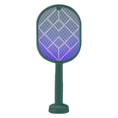Електрическа мухобойка Ръчна ракета Електрически инструмент за унищожаване на комари Запер Mosquito Swatter Pest Home Killer Lamp Fly E3N2
