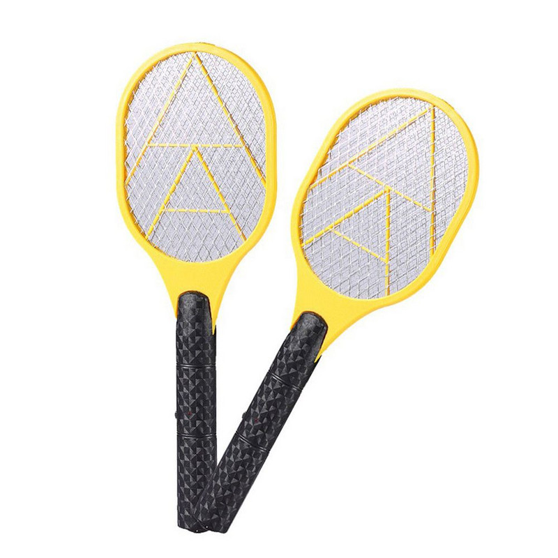 Лятна батерия Захранване Електрическа мухобойка Електрическо отблъскване на вредители Ракета за унищожаване на насекоми Безжична дълга дръжка Убиец на комари за стая