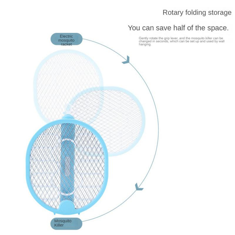 Uzlādējama elektriskā moskītu iznīcināšanas lampa, salokāma pie sienas, elektriskā trieciena moskītu iznīcināšanas lampa trīs vienā