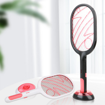 Fly Bug Killer Trap Zapper Домакинска акумулаторна двурежимна ракета за насекоми Swatter USB Electric Mosquito Swatter