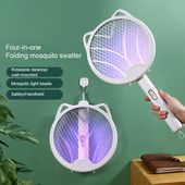 Elektrišoki kahjurilamp Laetav LED-kärbsepüüdja majapidamises kokkupandavad putukad, siseruumides väljas rippuv püüdja