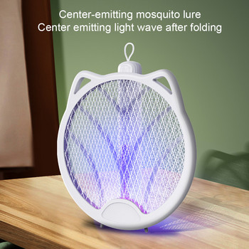 Лампа за вредители от електрически шок Акумулаторна LED Fly Bug Домакинска сгъваема светлина за насекоми Вътрешен външен ловец Висящ