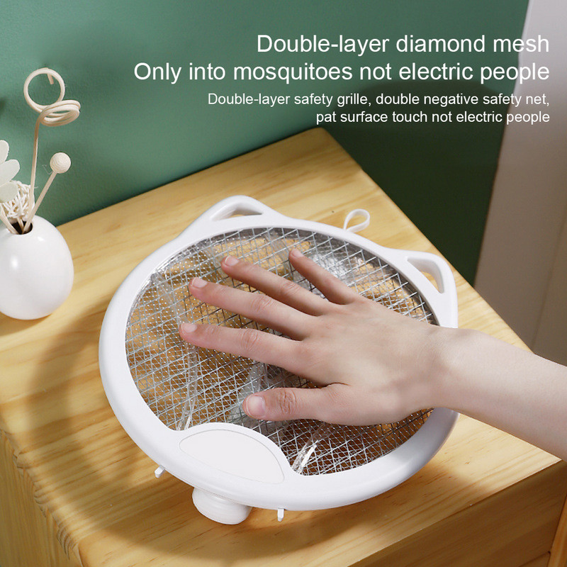 Elektrišoki kahjurilamp Laetav LED-kärbsepüüdja majapidamises kokkupandavad putukad, siseruumides väljas rippuv püüdja