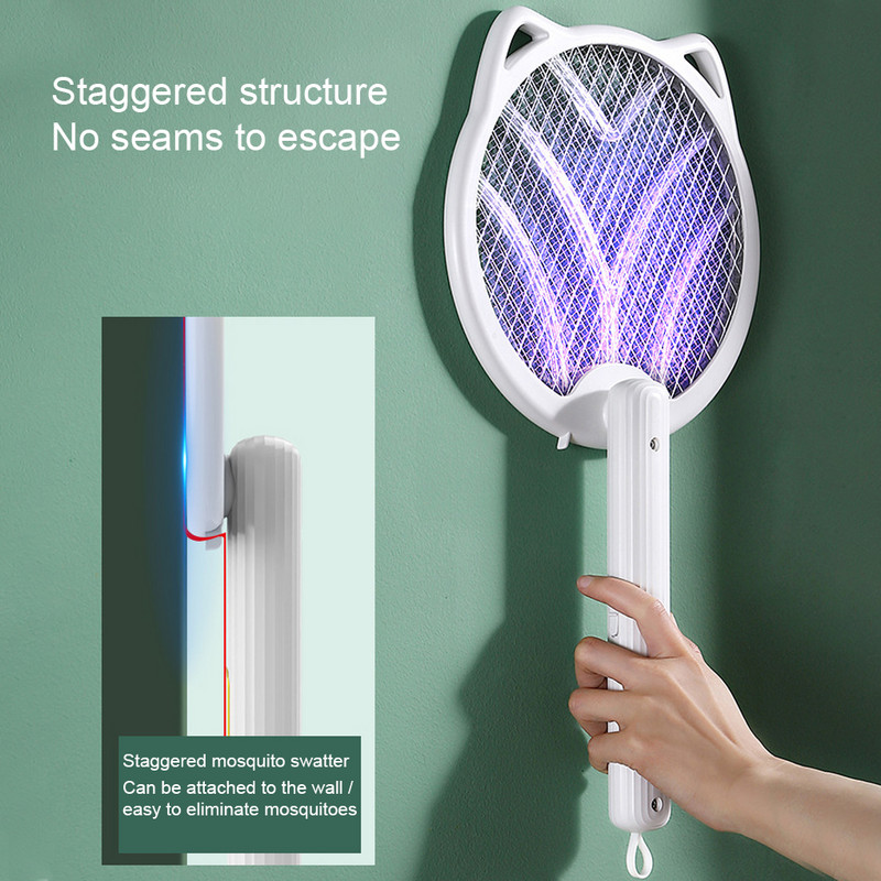 Elektrišoki kahjurilamp Laetav LED-kärbsepüüdja majapidamises kokkupandavad putukad, siseruumides väljas rippuv püüdja