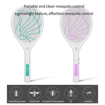 Επαναφορτιζόμενη ρακέτα κουνουπιών Electric Fly Swatter Home Bug Zappers Uv Light Εντόμων Ρακέτα Κουνουπιών Killer Λαμπτήρας Οικιακό