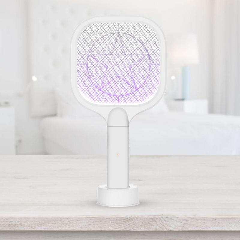 Twoin1 LED slazds moskītu slepkavas lampa 3000V elektriskais aizbīdnis USB uzlādējams vasaras mušu slazds kukaiņu slazds