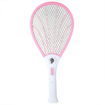 Električna lopatica za muhe, hvatač insekata s LED svjetlom, ručni uništavač komaraca, voćnih mušica, zamka za insekte za unutarnje i vanjske prostore