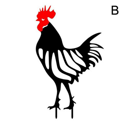 Αστεία διακόσμηση φράχτη κοτόπουλου Αγάλματα Κήπος Αγρόκτημα Αυλή Ρητίνη Χειροτεχνία Κοτόπουλο Γλυπτό Εξωτερική αυλή Στολίδι πισίνας