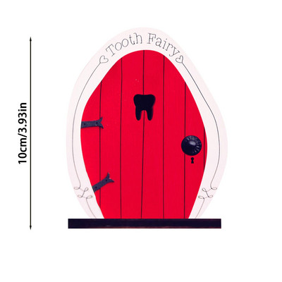 Minijaturna mini drvena vrata Vrata vilinskog patuljka Mikroskopska statua Kućno dvorište Umjetnička skulptura stabla Ukras Vanjski vrtni dekor