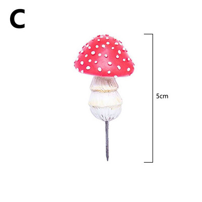 1 vnt Šviečiantys raudoni grybo mikro kraštovaizdžio papuošalai tamsoje šviečiantys namų sodo dekoras Kūrybinis modeliavimas grybo statulos dekoras