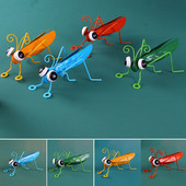 Új kültéri falművészet lakberendezési fém kézzel készített kerti dekoráció szöcske szobor