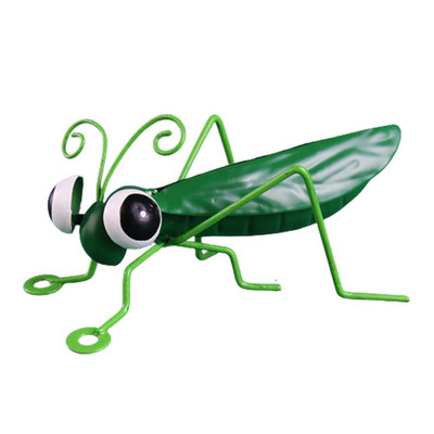 Új kültéri falművészet lakberendezési fém kézzel készített kerti dekoráció szöcske szobor