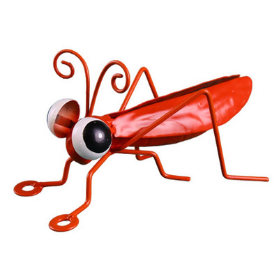 Új kültéri falművészet lakberendezési fém kézzel készített kerti dekoráció szöcske szobor