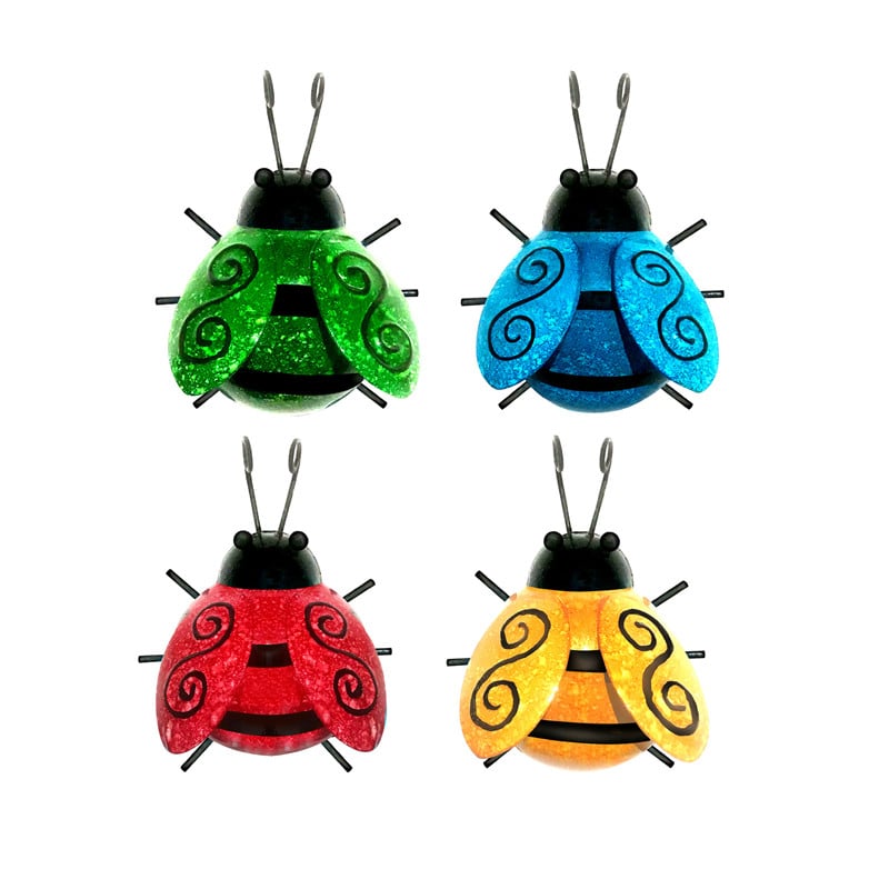 Metal Bumble Bee Καλοκαιρινή Διακόσμηση Κήπου Στολίδι Τέχνη τοίχου Έντομα Ζώα Μινιατούρα Διακόσμηση Τοίχου Κρεμαστά 3D Γλυπτική διακόσμηση