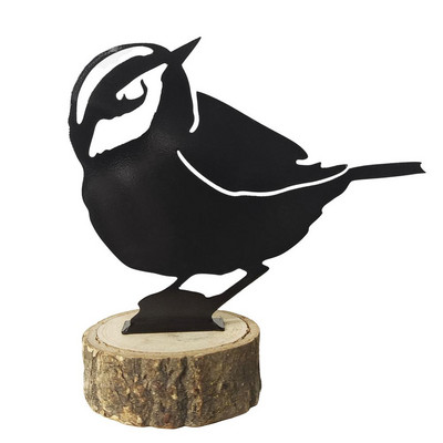 Μεταλλικές σιλουέτες πουλιών Διακόσμηση φράχτη κήπου Δρυοκολάπτης Robin Steel Country Yard Art Gardening Διακόσμηση Μεταλλικό πουλί Διακόσμηση κήπου