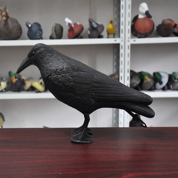 Decoracion Jardin ExteriorSimulation Black Crow Raven Bird Repellent Pest Control Pigeon Repellent Διακόσμηση κήπου εξωτερικού χώρου