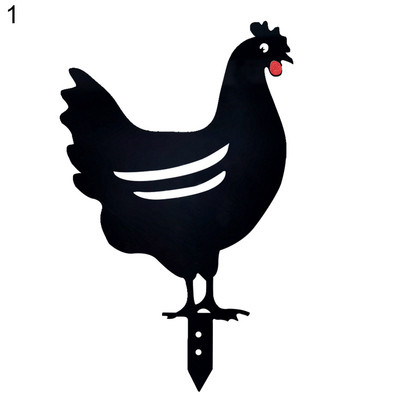 Akrilni šuplji kip u obliku mačke Gomila siluete crnog mačića Vrtni kolac Silueta životinje Vrtno dvorište Poljoprivredno zemljište Umetnuti dekor