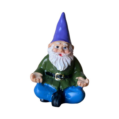 Gnome törpe kerti szobrok gyanta miniatűr kültéri figura dísz dekoráció kellékek kézműves ajándék barátoknak család