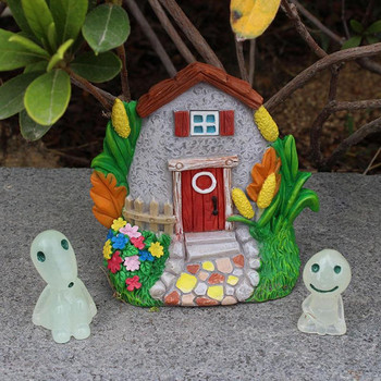 2 бр. Миниатюрна фея Gnome Door Resin Fairys Dwarf Tree Door Fairytales Door Decoration Ornaments Outdoor Fairy Garden Door