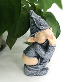 3D νάνος τουαλέτα Statue Garden Gnomes Mini Resin Doll Statue Crafts Outdoor Elf Miniature Garden Dwarf Decoration