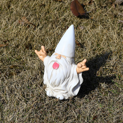3D νάνος τουαλέτα Statue Garden Gnomes Mini Resin Doll Statue Crafts Outdoor Elf Miniature Garden Dwarf Decoration