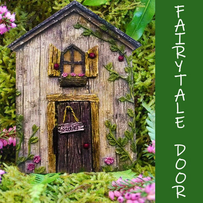 6 buc. uși practice de grădină din zâne uși din lemn pentru casă de păpuși colorate uși de basm accesorii de artizanat decorative