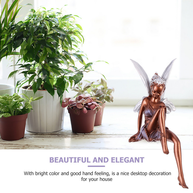 Lillehaldja ornament, minikujuke aiakuju pulmakaunistus sünteetilisest vaigust töölauaingel