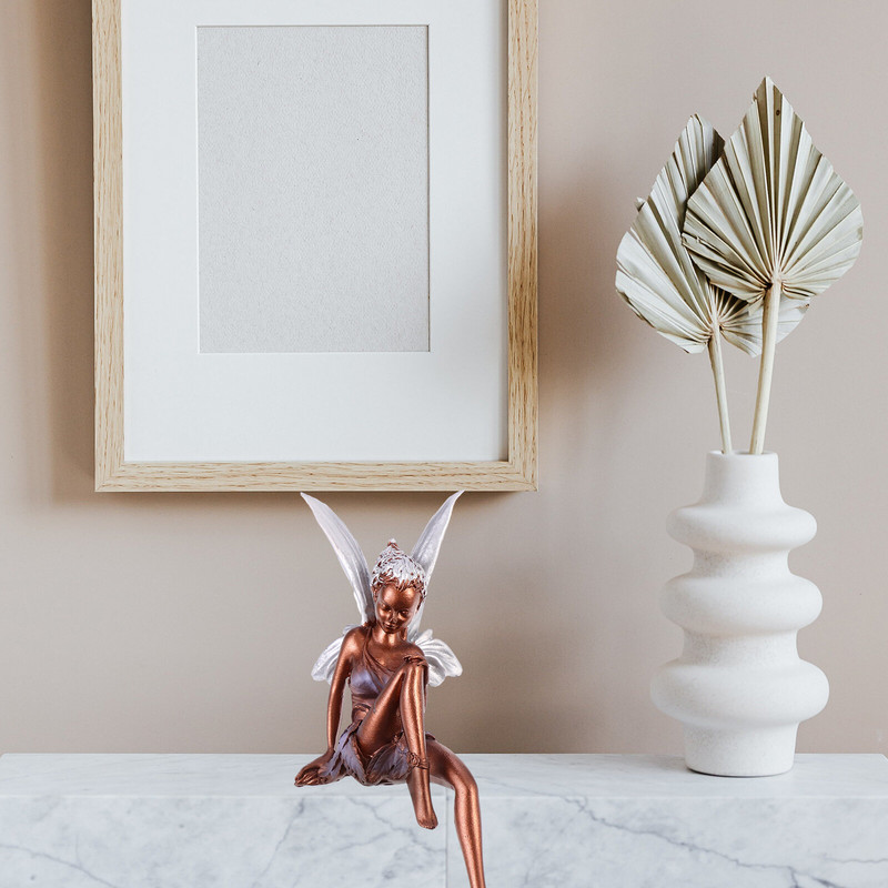 Lillehaldja ornament, minikujuke aiakuju pulmakaunistus sünteetilisest vaigust töölauaingel