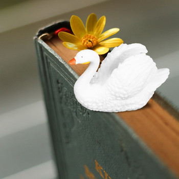 White Swan Στολίδι Μινιατούρα Διακοσμητικά Μικροτοπίων Ρητίνη μπονσάι