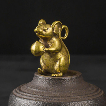 3 τμχ Μπρελόκ Μπρελόκ Ποντίκι Επιτραπέζιο Διακοσμητικό ειδώλιο Οικιακή Συλλογή Μίνι Άγαλμα Αρουραίοι Διακοσμητικό Παιχνίδι Επιτραπέζιου Χειροτεχνίας