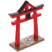Torii Gate Kiegészítők Miniatűr díszház kellékek Gyanta modellek Díszítő dekoráció kültéri otthon