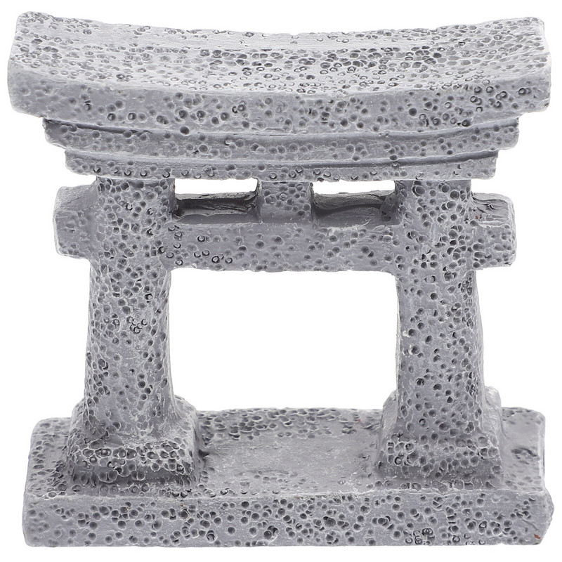 Torii Gate Kiegészítők Miniatűr díszház kellékek Gyanta modellek Díszítő dekoráció kültéri otthon