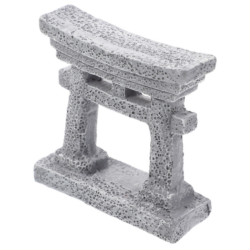 Torii Gate Kiegészítők Miniatűr díszház kellékek Gyanta modellek Díszítő dekoráció kültéri otthon