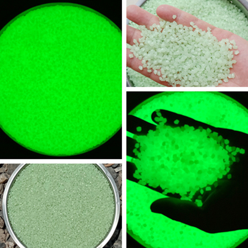 1000db világító homok világító sötét kavicsban kő Otthoni kert kültéri ösvény gyep dekoráció akvárium dekor 3-5mm