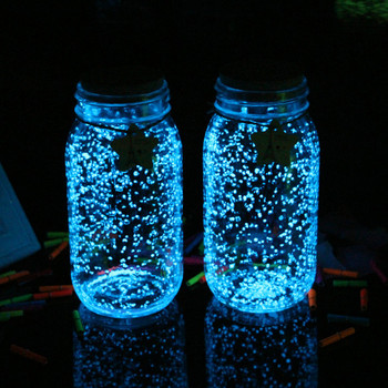 10/30g Φωτεινή Sand Stone Fluorescent Gravel Glow In Dark Patio Διακόσμηση κήπου DIY Starry Wishing Bottle Fish Tank Ornaments